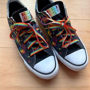 Converse Limited Edition PRIDE Cosmic design Sneakers with Rainbow